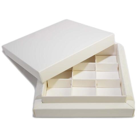 Konfekteske hvit 3x3 biter