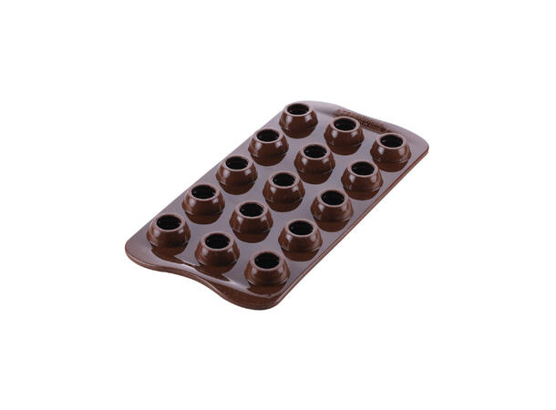 Konfektform silikon - Drop 3D Ø23 x H30mm - 8ml x 15 