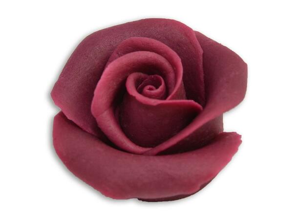 Marsipanrose 25g 25stk, vinrød AF 