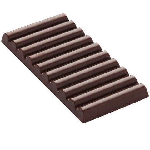 St&#248;peform sjokoladeplate polykarbonat 140 x 69 x H11 mm - 100g x 3