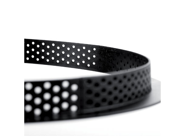 Terte ring rund perforert For mørdeig, pai og liknende 