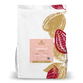 Edelweiss 36% sjokolade Intens aroma og smak av melk og vanilje
