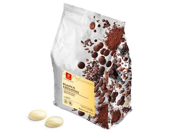 Edelweiss 36% sjokolade Intens aroma og smak av melk og vanilje 