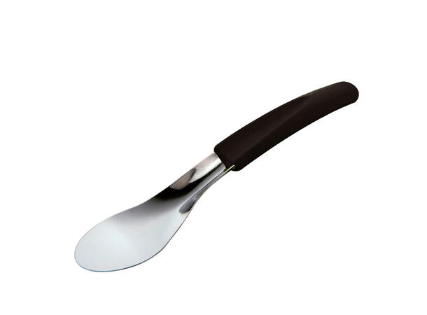 Iskrem spatula Classic sort 26cm, rustfritt stål, ergonomisk 