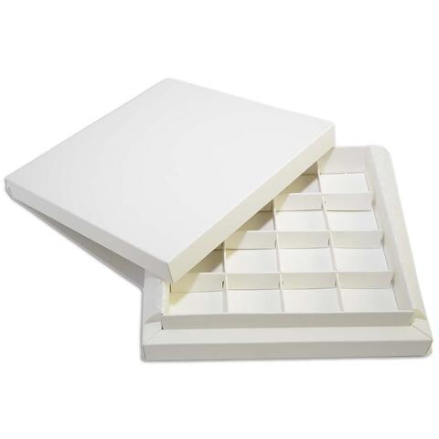 Konfekteske hvit 4x4 biter