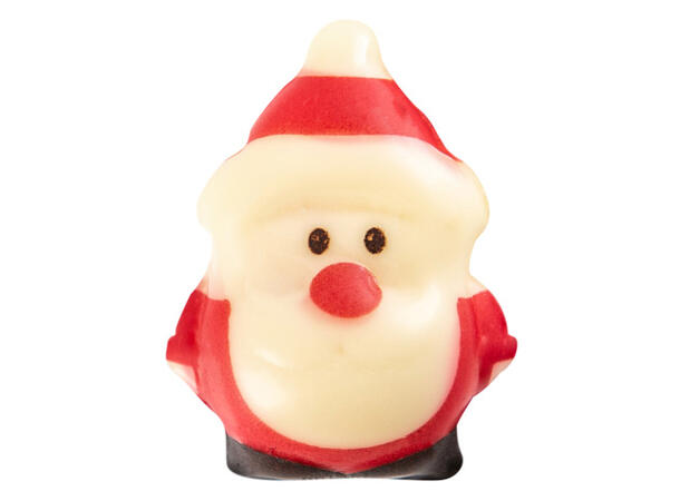 Nisse hvit sjokolade 3D - 72stk 3,5 x 2,5cm 