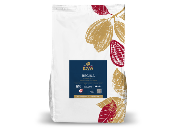 Regina 61% sjokolade Intens aroma, balansert kakaosmak 