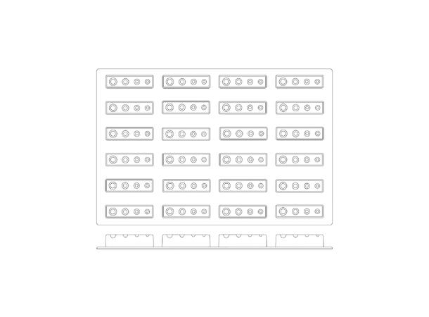 SQ023 Pois 117 x 29 x H33mm - 107ml x 24 