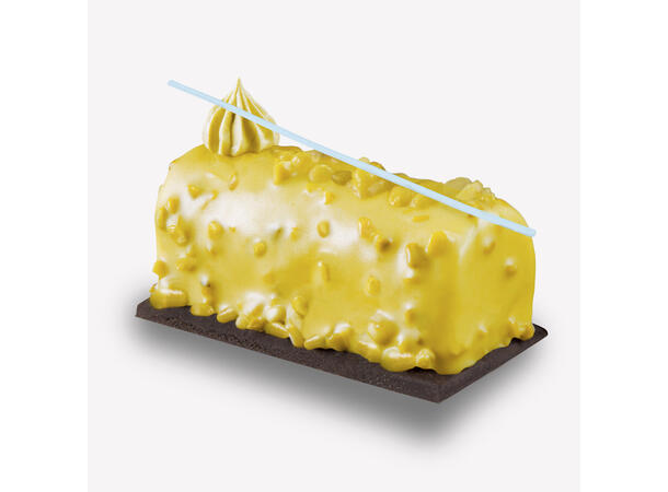 Sitron glasur Crunchy biter av kjeks 