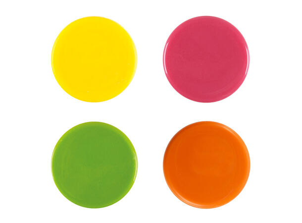 Sjokoladeplett pastell ass. ø3cm 175stk 