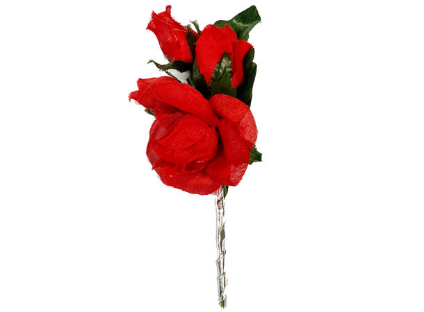 Valentindekorasjon - 48stk H15cm - bøyelig stilk 