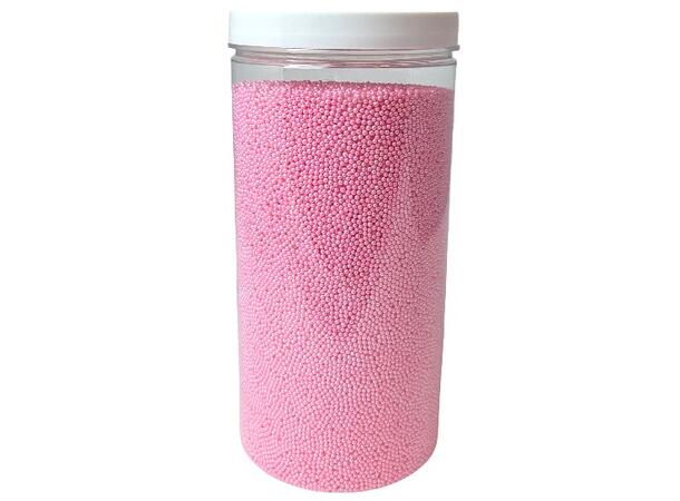 Strøssel perle lys rosa 2mm - 1kg 