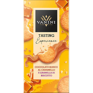 Vanini karamell og kjeks Hvit sjokolade, karamell og kjekssmak