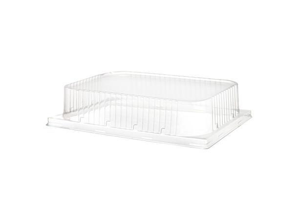 Høyt lokk til 5,5L kantine - 50stk Transparent H8cm 