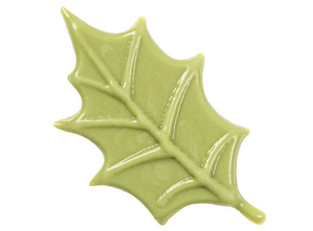 Sjokoladeblad grønn - 100stk 5 x 3cm 