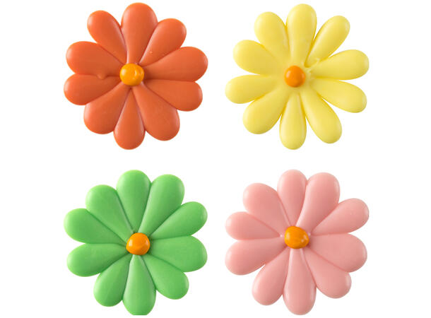 Sjokoladeblomst 3cm ass. - 96stk 