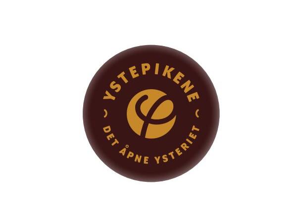 Sjokoladeskilt Ystepikener Ø3cm - 280stk 