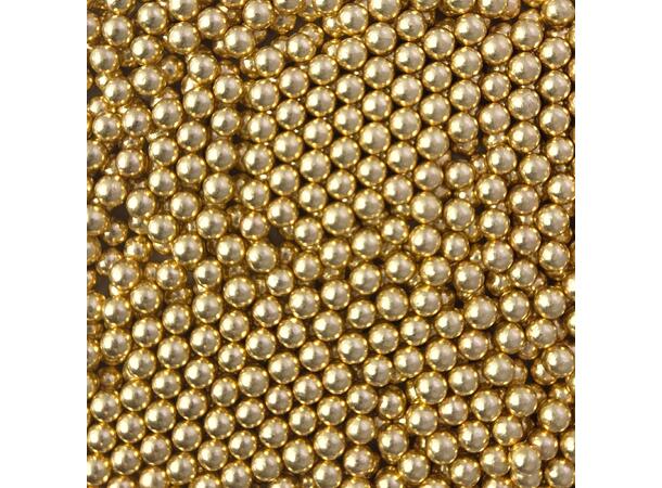 Strøssel metallisk gull 7mm - 1kg 