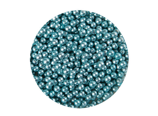 Sukkerperle blå Ø4mm - 600g 