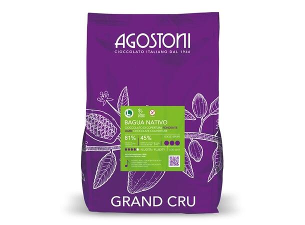 Bagua Nativo 81% sjokolade Økologisk, rik aroma, vedvarende smak 