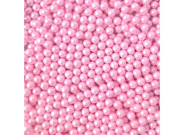 Strøssel perle lys rosa 7mm - 1kg 