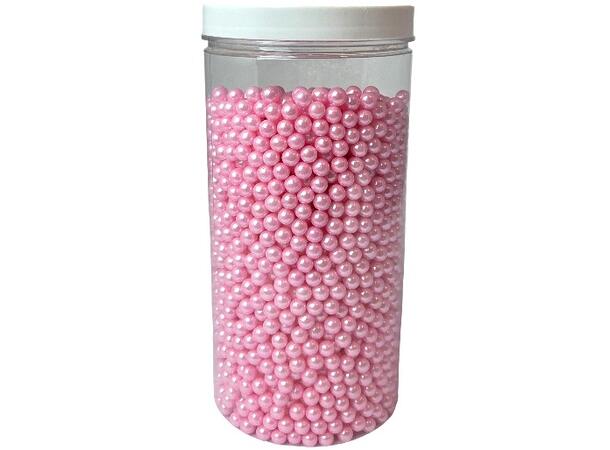 Strøssel perle lys rosa 7mm - 1kg 