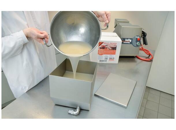 Kokegele konsentrat rød - 4 x 2,5kg Pulverform - blandes med vann og sukker 