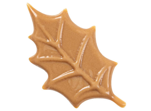 Sjokoladeblad beige - 100stk 5 x 3cm 