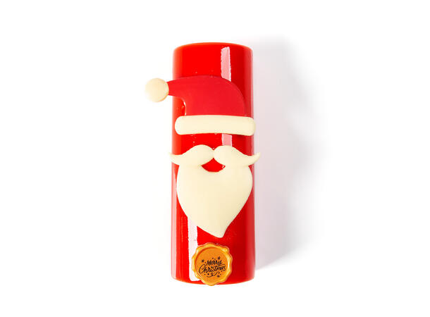 Sjokoskilt Merry Chistmas ass. - 120stk Ø3,8cm 