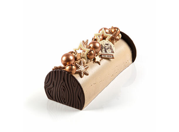 Snøkrystall bronse fondant ass. - 89stk Ø2,5 - 4 og 5,5cm 