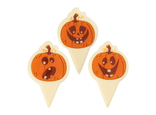 Halloween sjokoladeskilt ass. - 110stk 5,7cm 