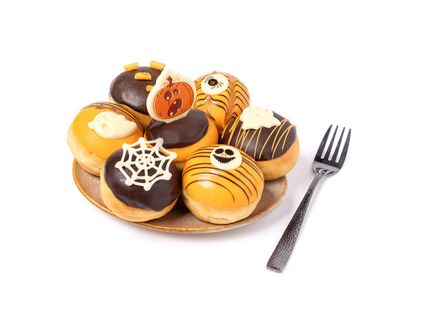 Halloween sjokoladeskilt ass. - 110stk 5,7cm 