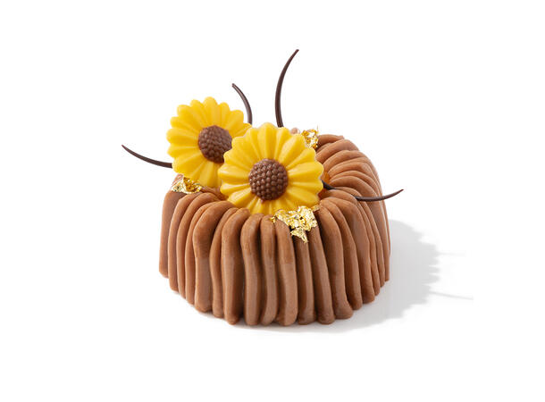 Halvsirkel mørk sjokolade 5cm - 360stk 