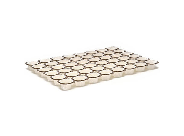 Muffinsform brett Ø40 x H32mm - 100brett 48 former per brett 