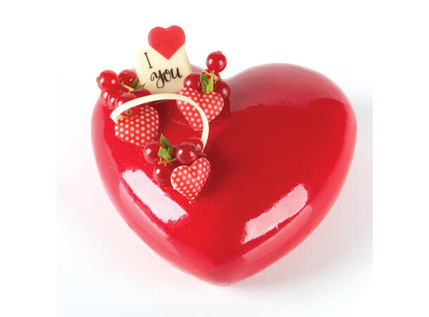 Sjokoladeskilt - I love you - 75stk 3 x 3,5cm 