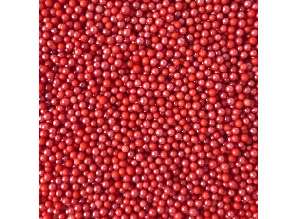 Strøssel perle rød 4mm - 1kg 