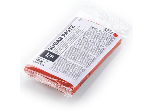 Fondant rød - 250g 