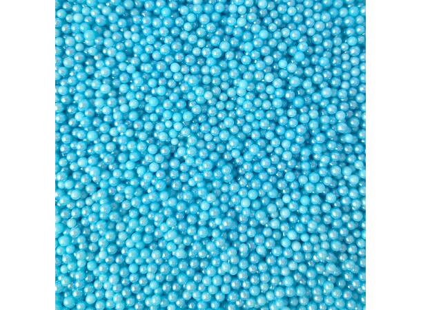 Strøssel perle lys blå 4mm - 1kg 