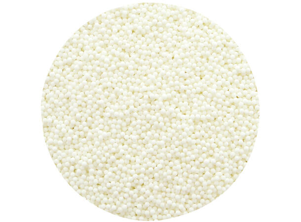Sukkerperle hvit 2mm - 850g UTGÅR 