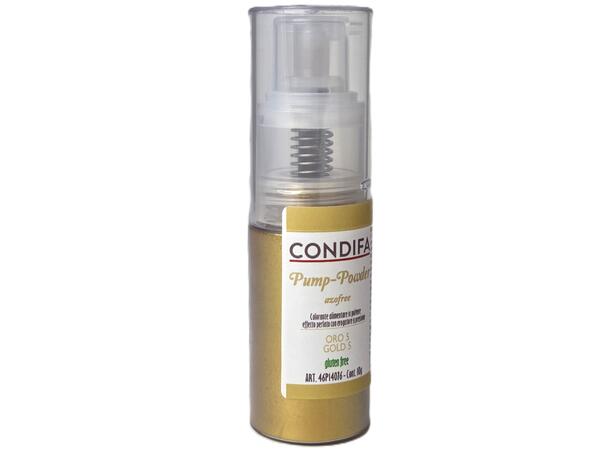 Fargepulver pumpe perle gull - 10g Azofri 