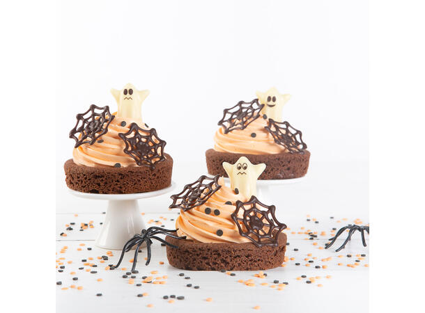 Halloween Spøkelse 3D - 48stk ass. 2,4 x 3,8cm 