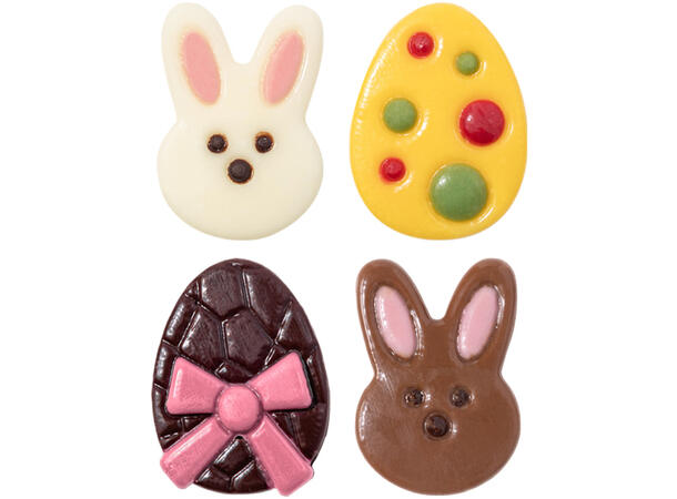 Påskepynt sjokolade 2,5cm - 144stk Assortert 