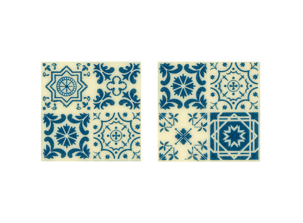Sjokoladeskilt mosaikk 3x3cm - 220stk 