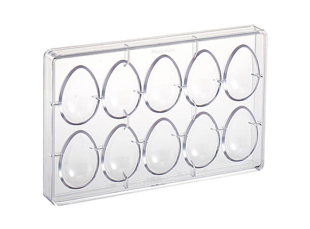Støpeform polykarbonat 3D Egg 44 x H64mm - 25g x 10 