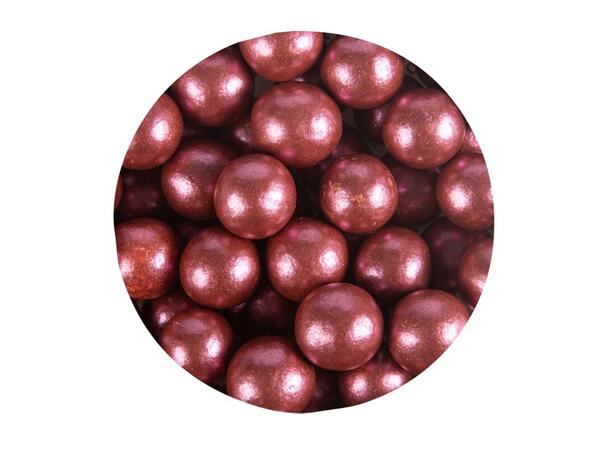 Sukkerperle bløt rød Ø1cm - 600g UTGÅR 