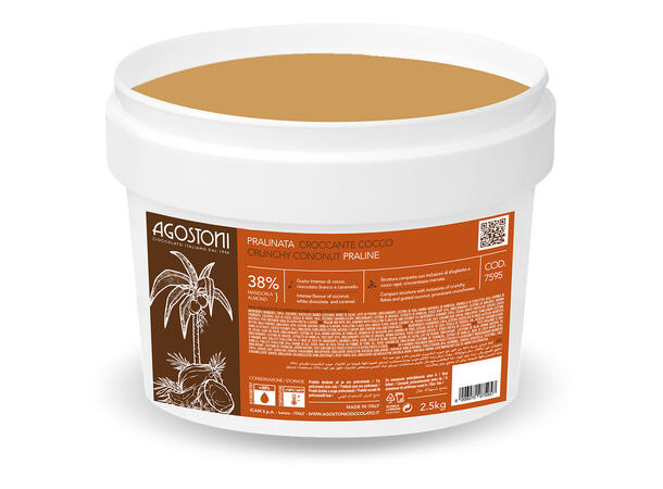Crunchy Kokospraline krem - 2,5kg Kokos rasp, crunchy wafer, karamell 