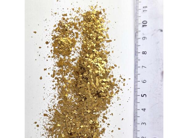 Gullflak knust - 45gr Til dekor av mat 