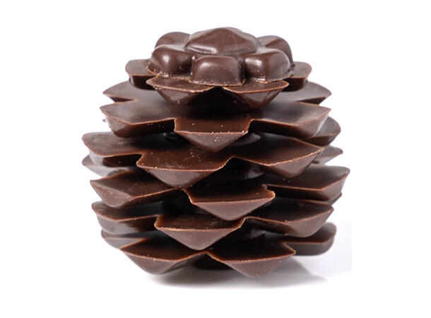 Kongle mørk sjokolade - 24stk 2,5 x 2,8cm 