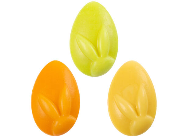 Påskeegg sjokolade 2D - 150stk Assortert - 2 x 3cm 