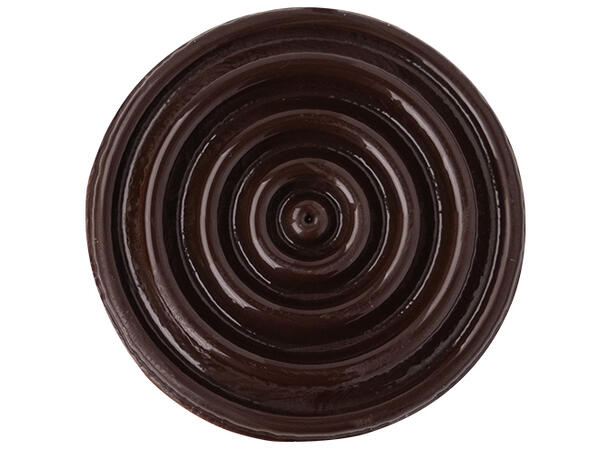 Spiral mørk sjokolade Ø3,8cm - 120stk 